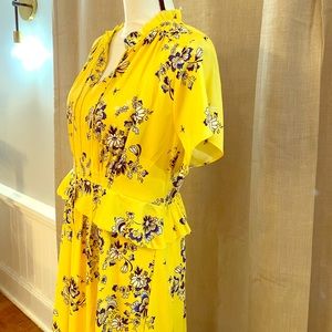 Ann Taylor - NWT - Yellow Floral Dress - 10P